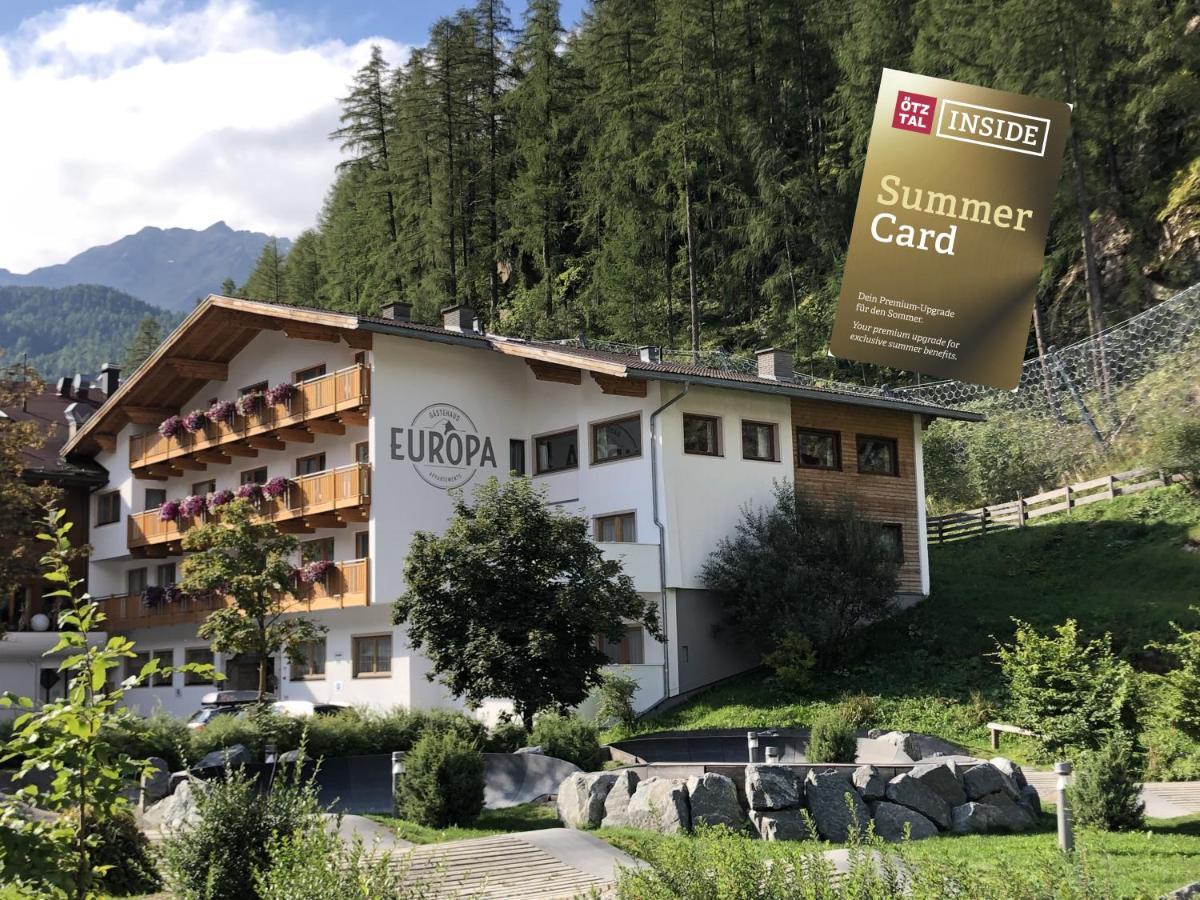 Gaestehaus Europa Solden Bagian luar foto